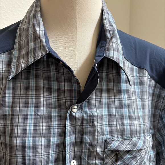 Club Ride New West Bike Jersey Cycling Mesh Zip Plaid Pearl Snap Button Mens XL - Picture 8 of 11